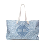 Mahjong Tote Bag — Coastal Leaves Mah Jongg Carryall Bag for Racks & Tiles | 24” × 13” | Isle & Coast Mahjong Collection