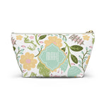 Wan Garden — Accessories Bag — Seafoam Blooms