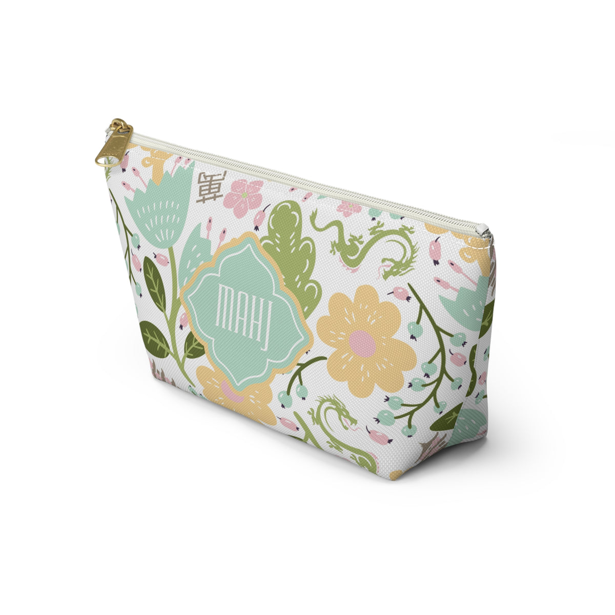 Wan Garden — Accessories Bag — Seafoam Blooms