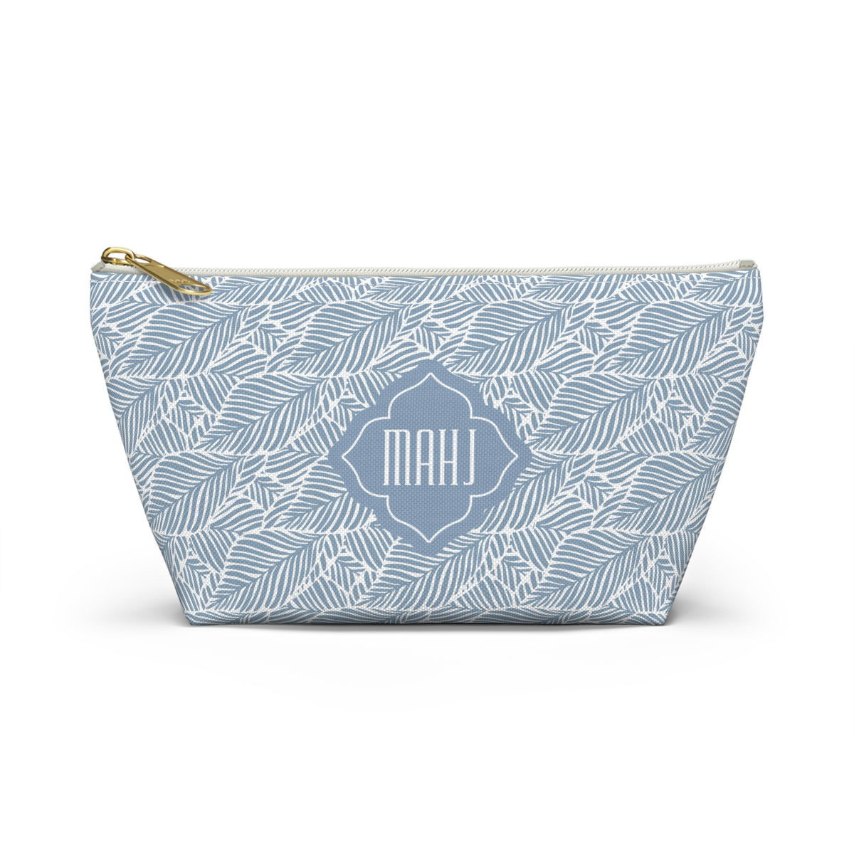 Mahjong Accessories Bag — Coastal Leaves Dice, Trinket & Coin Purse I Isle & Coast Mahjong Collection