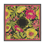 Mahjong Tablecloth — Rosé Coreopsis Briar Mah Jongg Table Cover | 55” x 55” I Rosé Coreopsis Mahjong Collection
