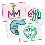 Tropical Mahjong Tiles I On the Go Travel Set I Custom Lid Edition