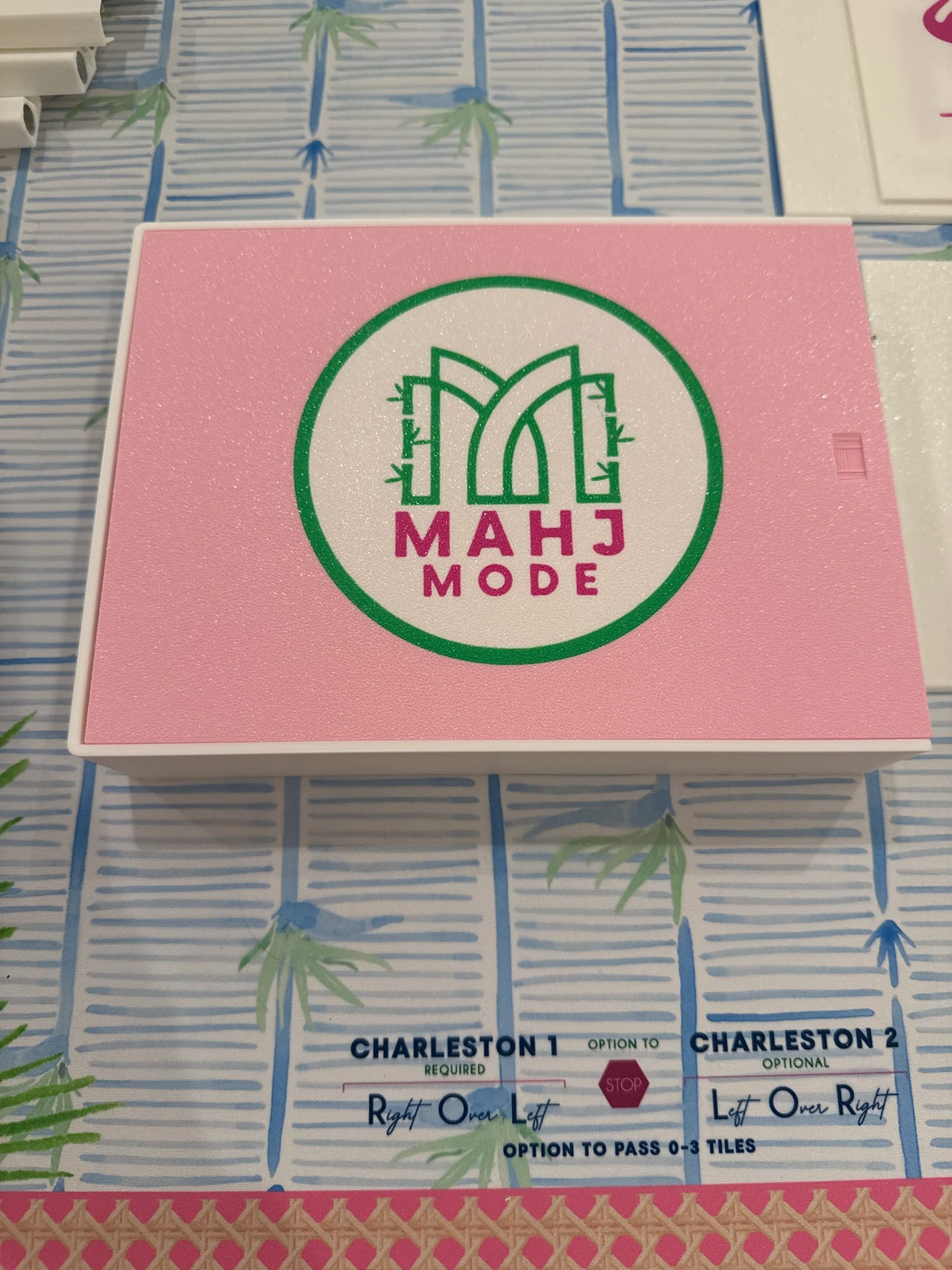 Mahjong on the Go Travel Set - Custom Lid Edition