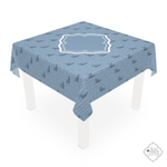 Mahjong Tablecloth — Azure Mist Mah Jongg Table Cover | 55” x 55” I Love Mahjong Collection