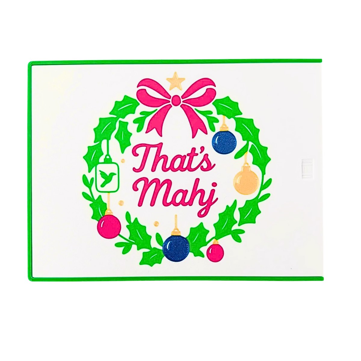 Holiday Mahjong Tiles I On the Go Travel Set I Tropical + Holiday