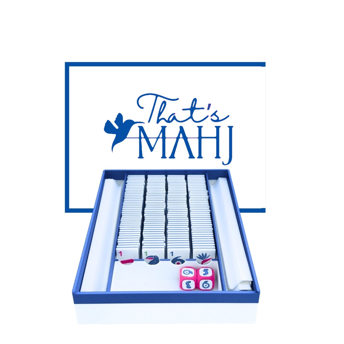 Tropical Mahjong Tiles I On the Go Travel Set