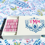 Tropical Mahjong Tiles I On the Go Travel Set I Custom Lid Edition