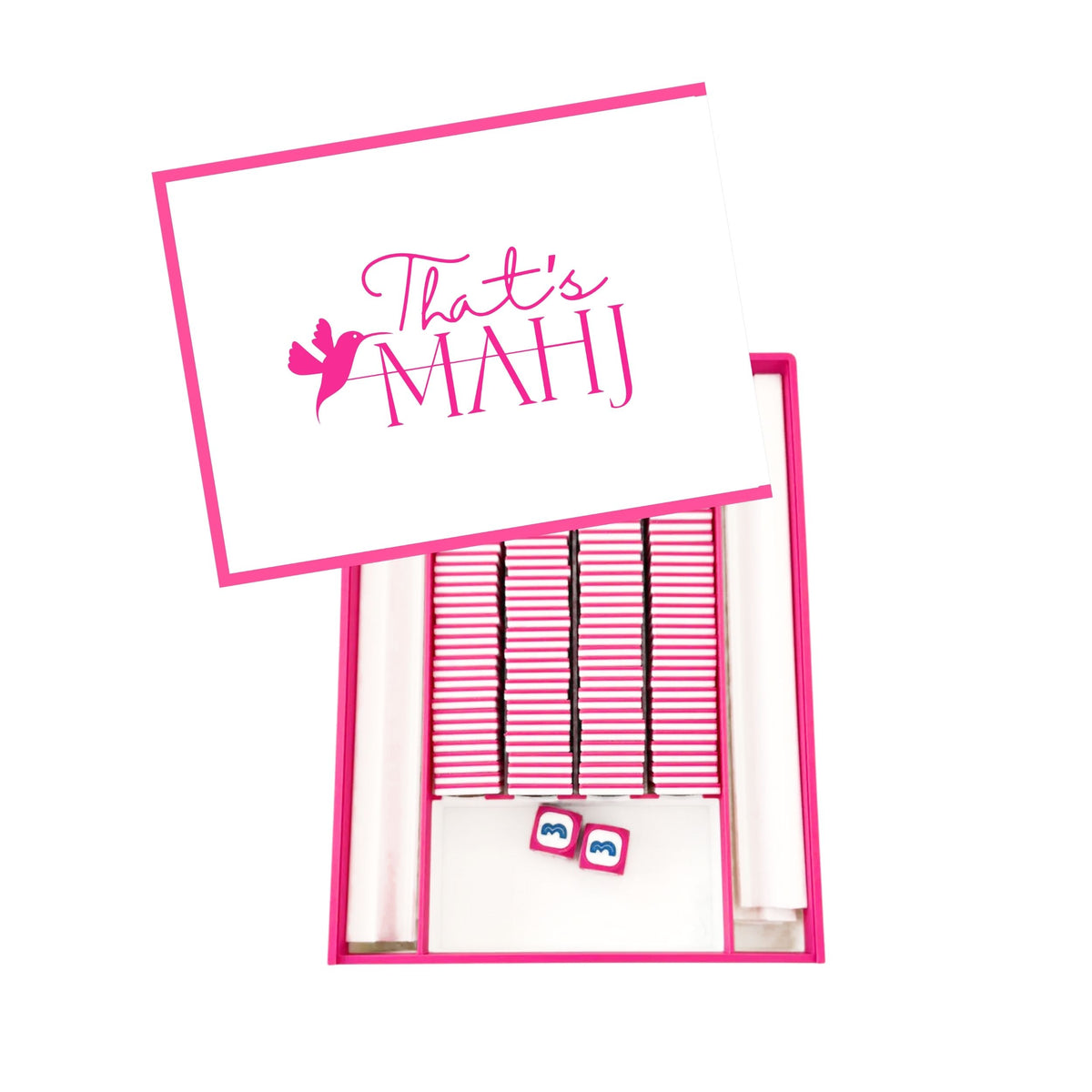 Tropical Mahjong Tiles I On the Go Travel Set