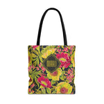 Mahjong Over-Shoulder Bag — Rosé Coreopsis Briar | 18” × 18” × 3” | Handle 28” I Rosé Coreopsis Briar Collection