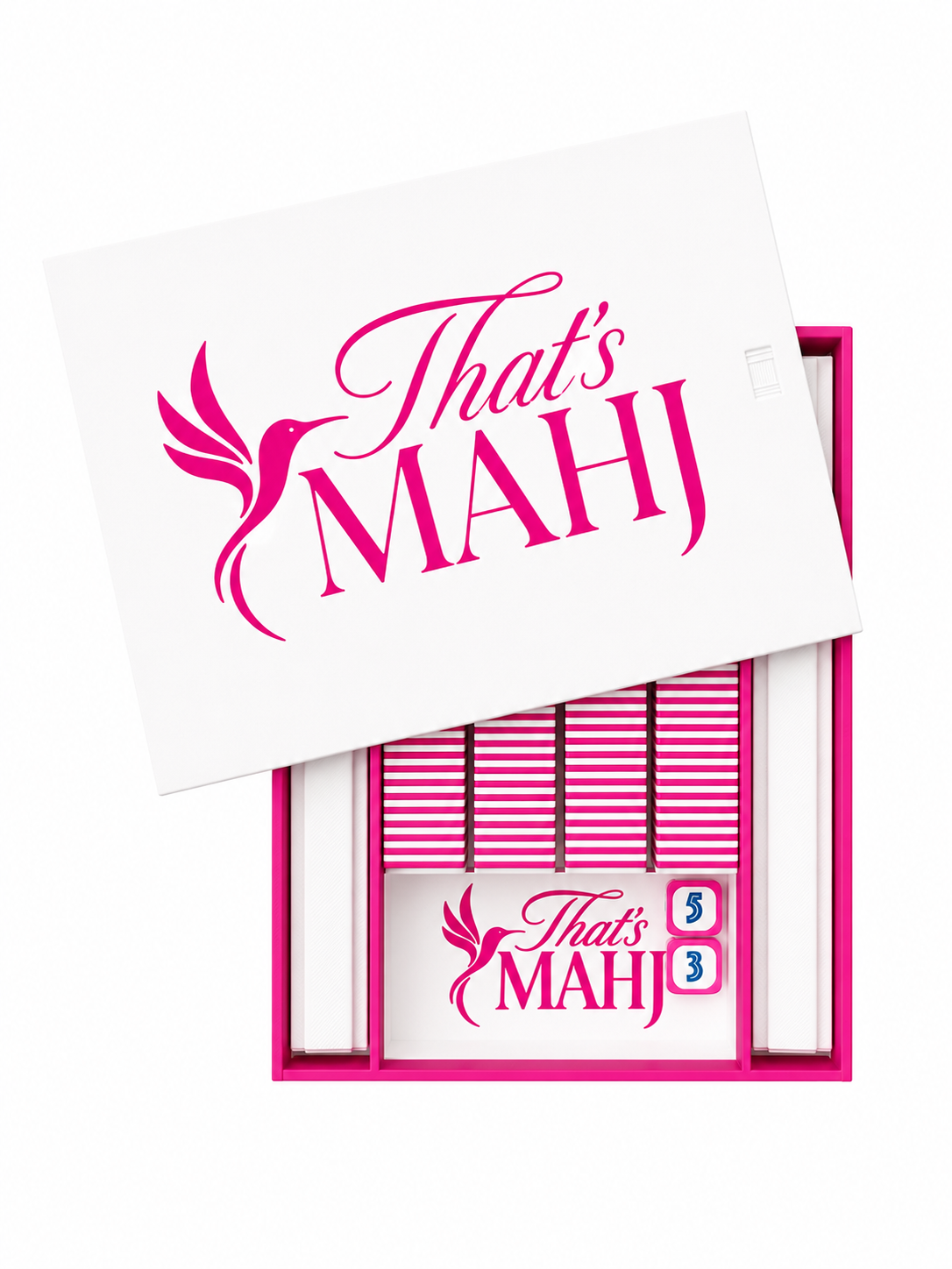 Tropical Mahjong Tiles I On the Go Travel Set