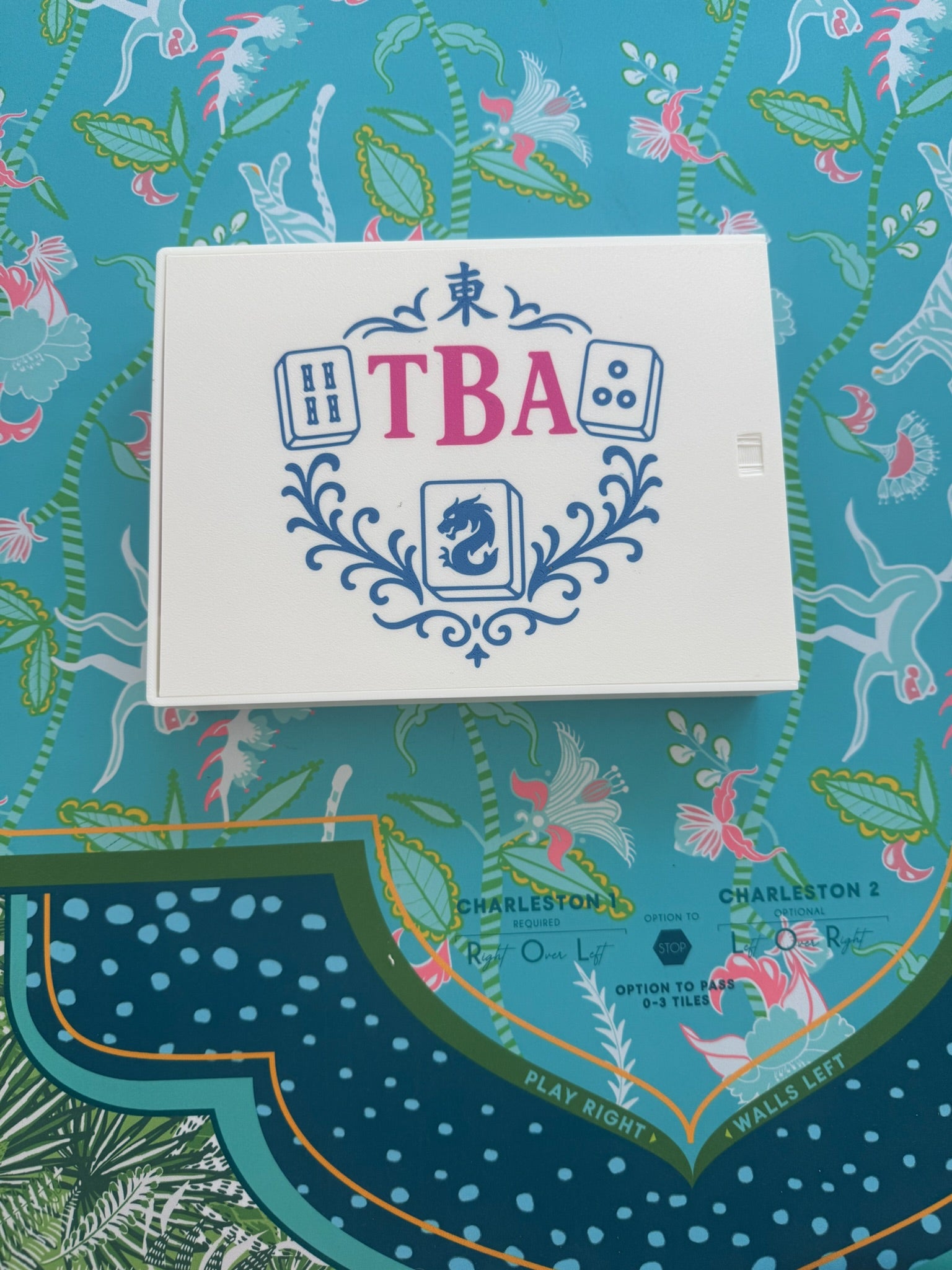 Mahjong on the Go Travel Set - Custom Lid Edition