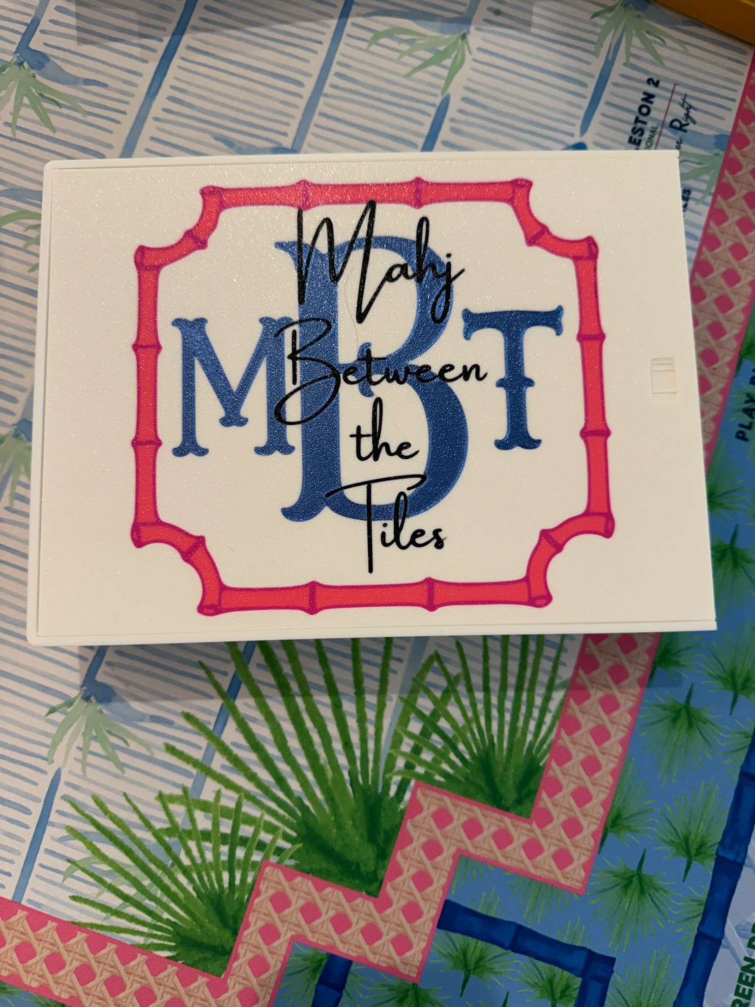 Mahjong on the Go Travel Set - Custom Lid Edition