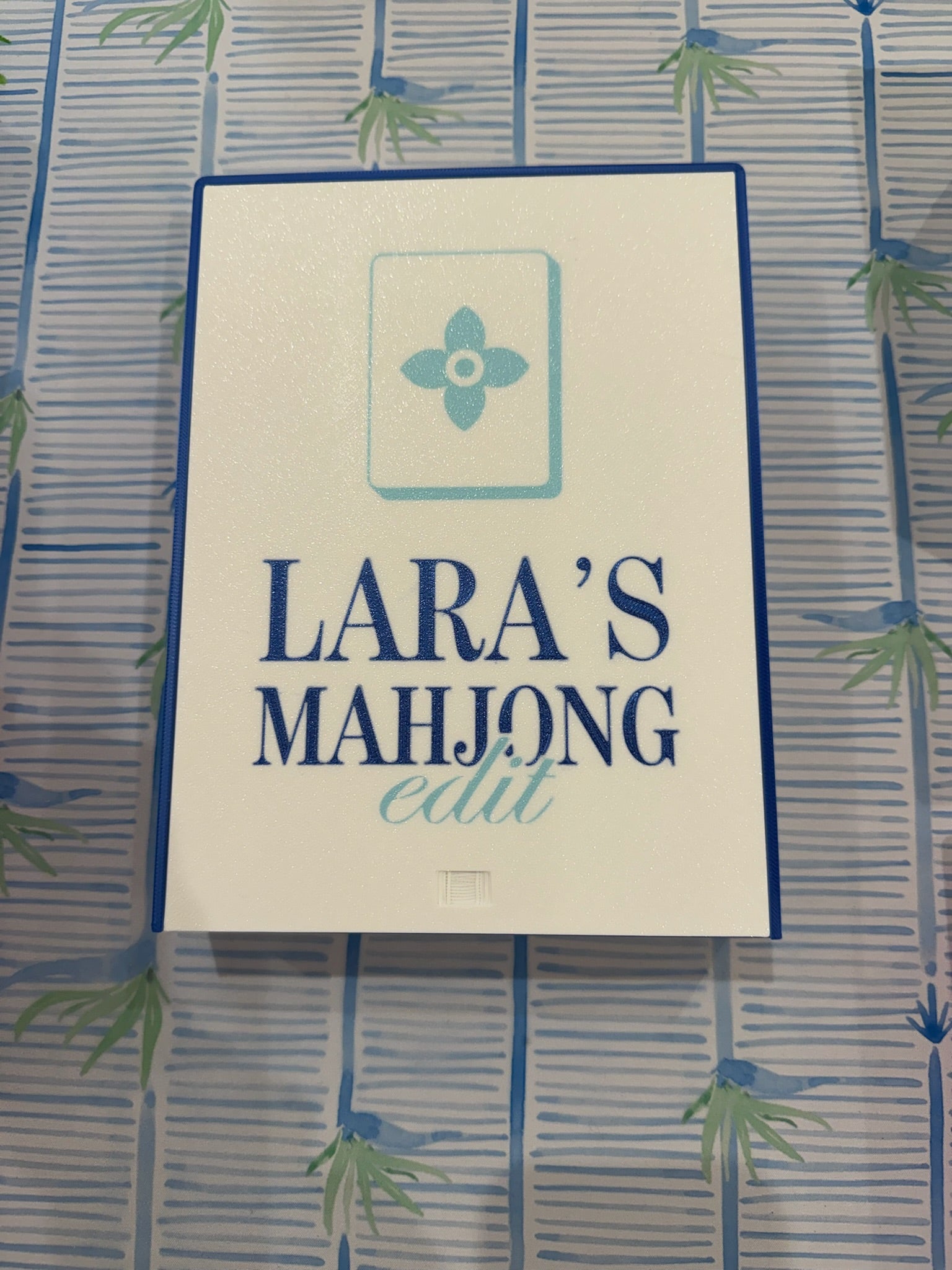 Mahjong on the Go Travel Set - Custom Lid Edition