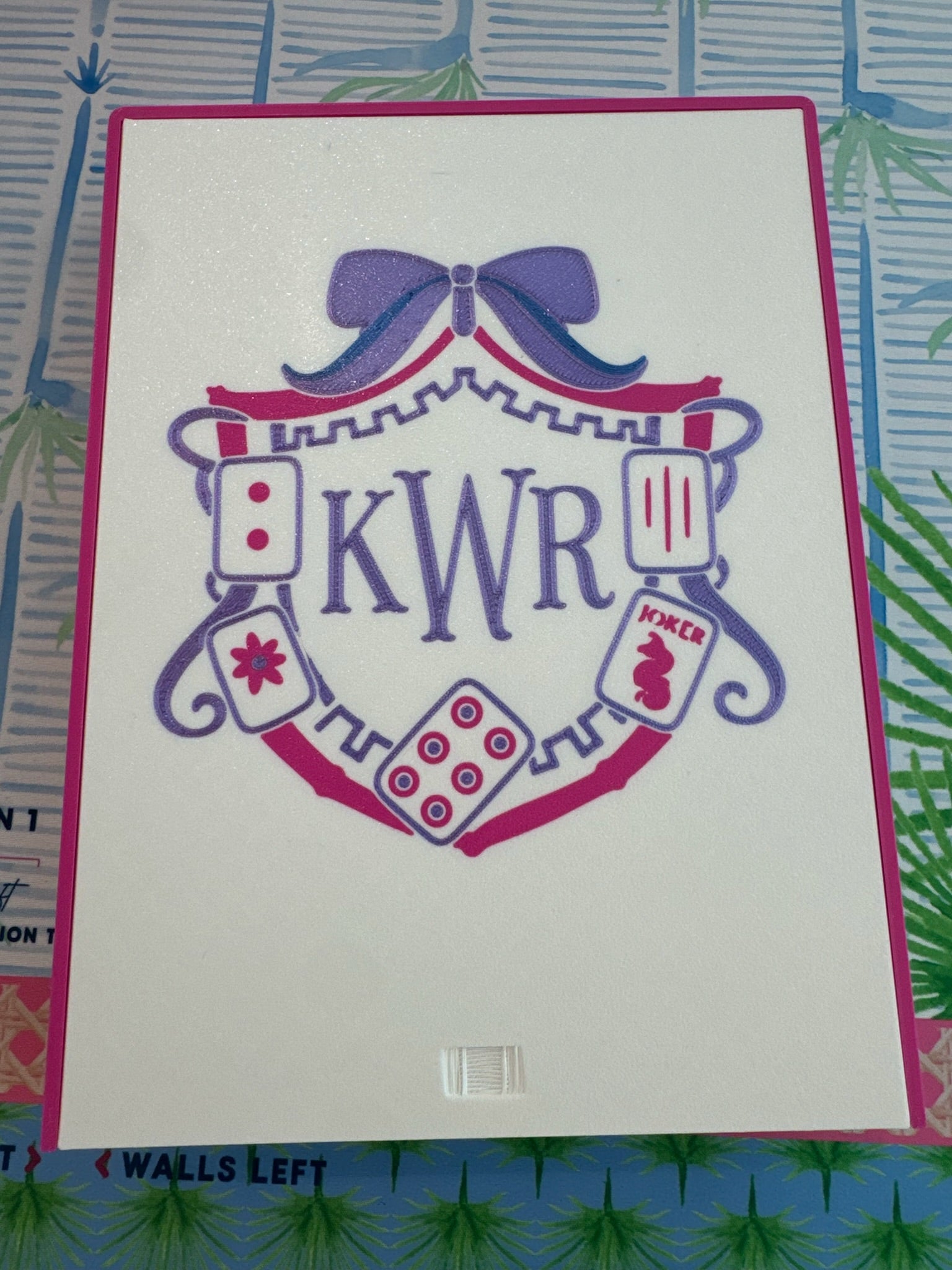 Mahjong on the Go Travel Set - Custom Lid Edition