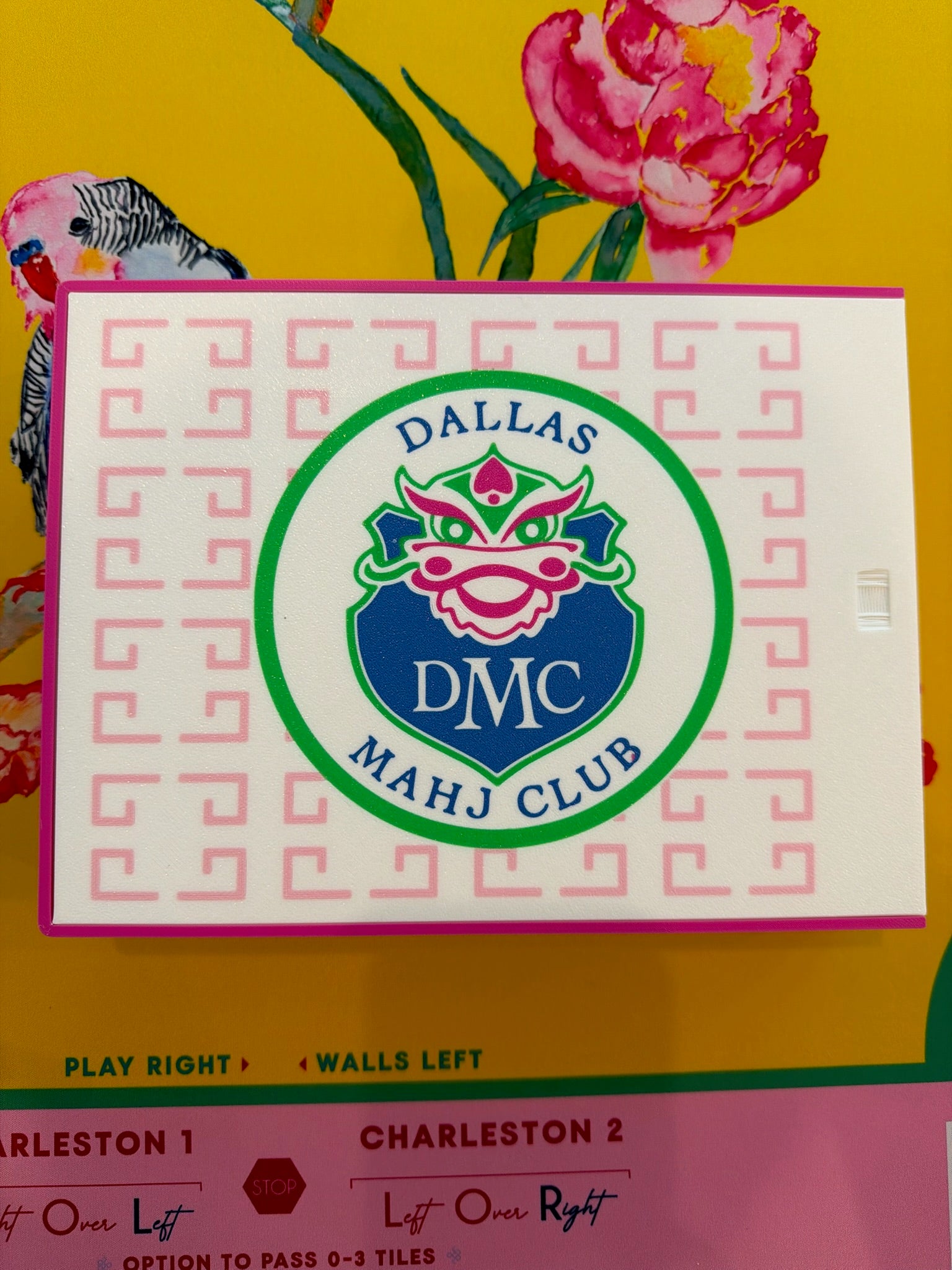 Mahjong on the Go Travel Set - Custom Lid Edition