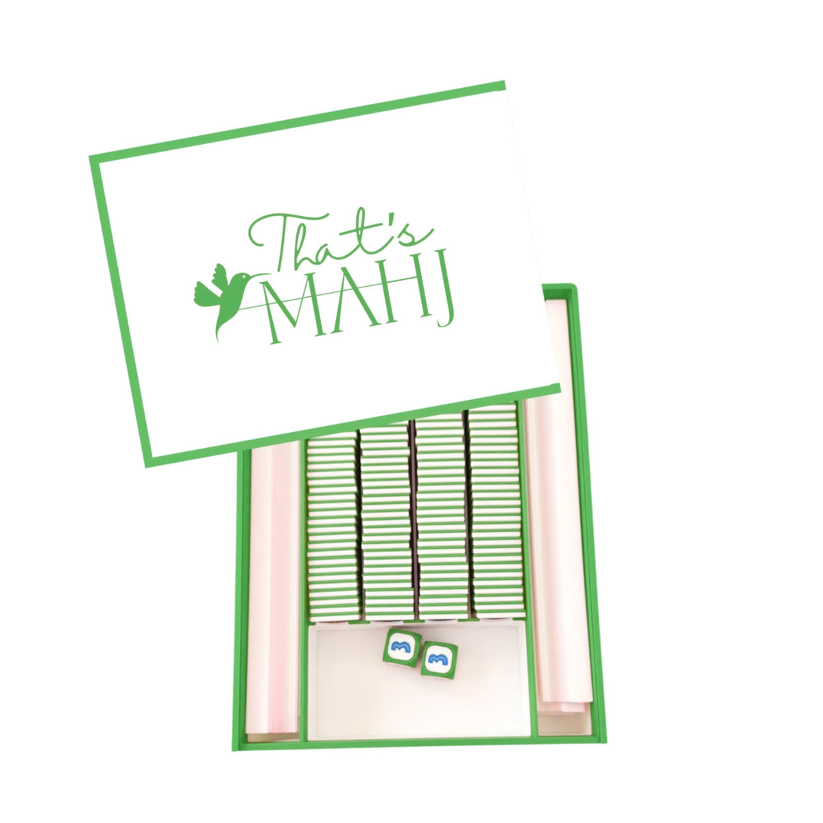 Tropical Mahjong Tiles I On the Go Travel Set