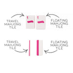 Mahjong Tiles I Tropical Edition I Aqua — Floating Tiles for Pool Play